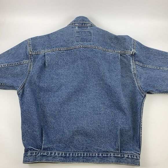 Levi's Strauss Trucker Jacket Vintage Denim 70511-0289 Orange Tab Mens Small - Picture 14 of 15